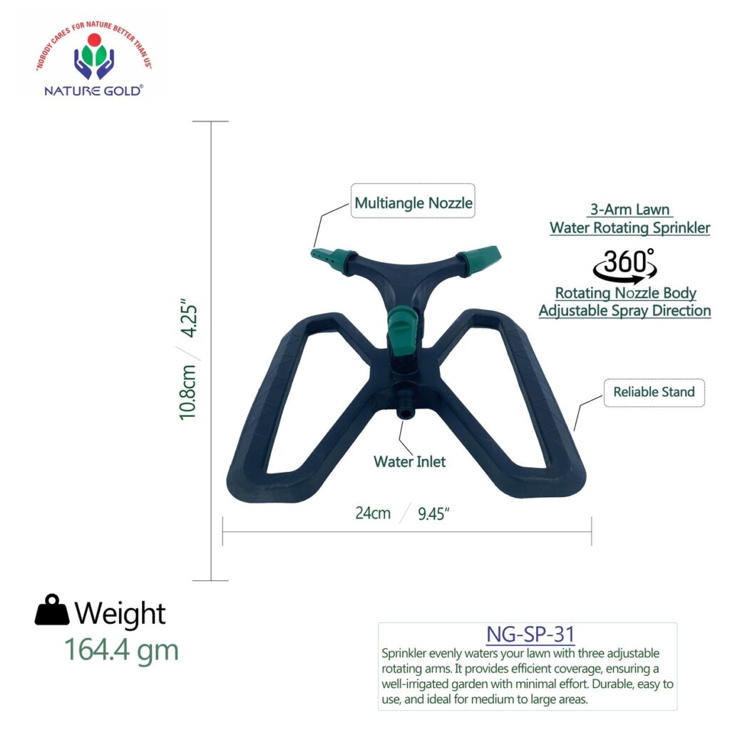 Water rotating sprinkler