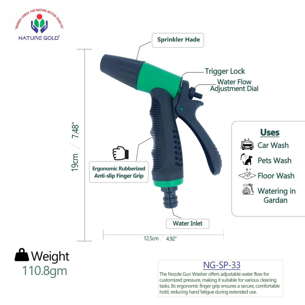 Garden hose nozzle