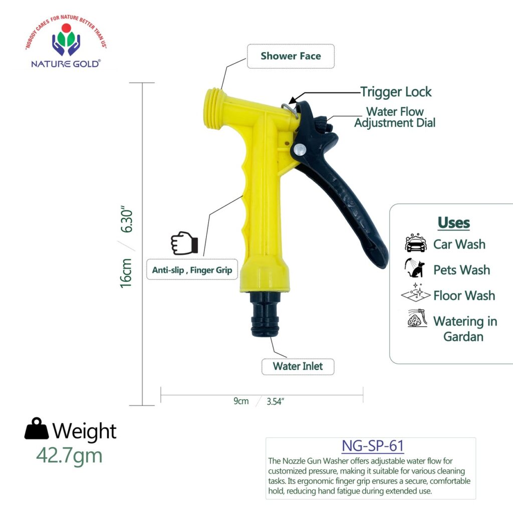 Western garden hose nozzle