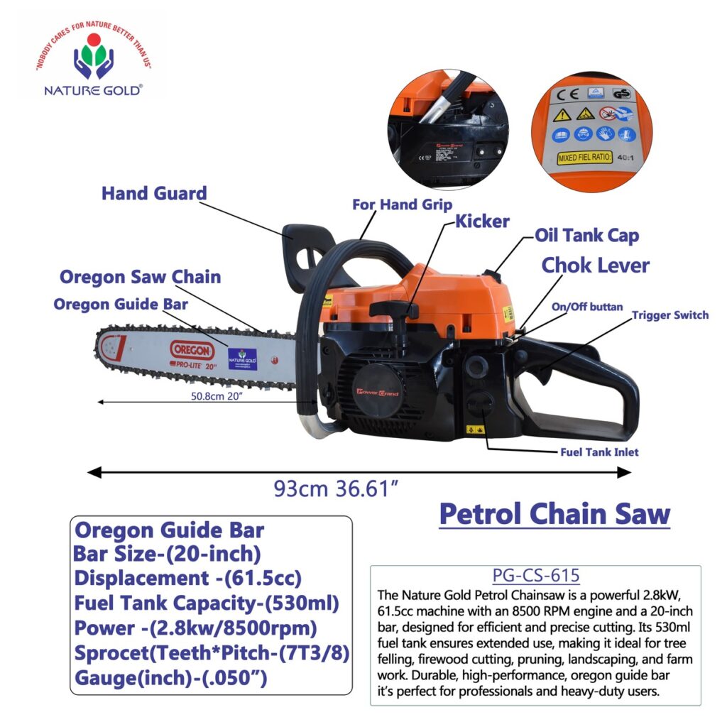 Petrolium chain saw