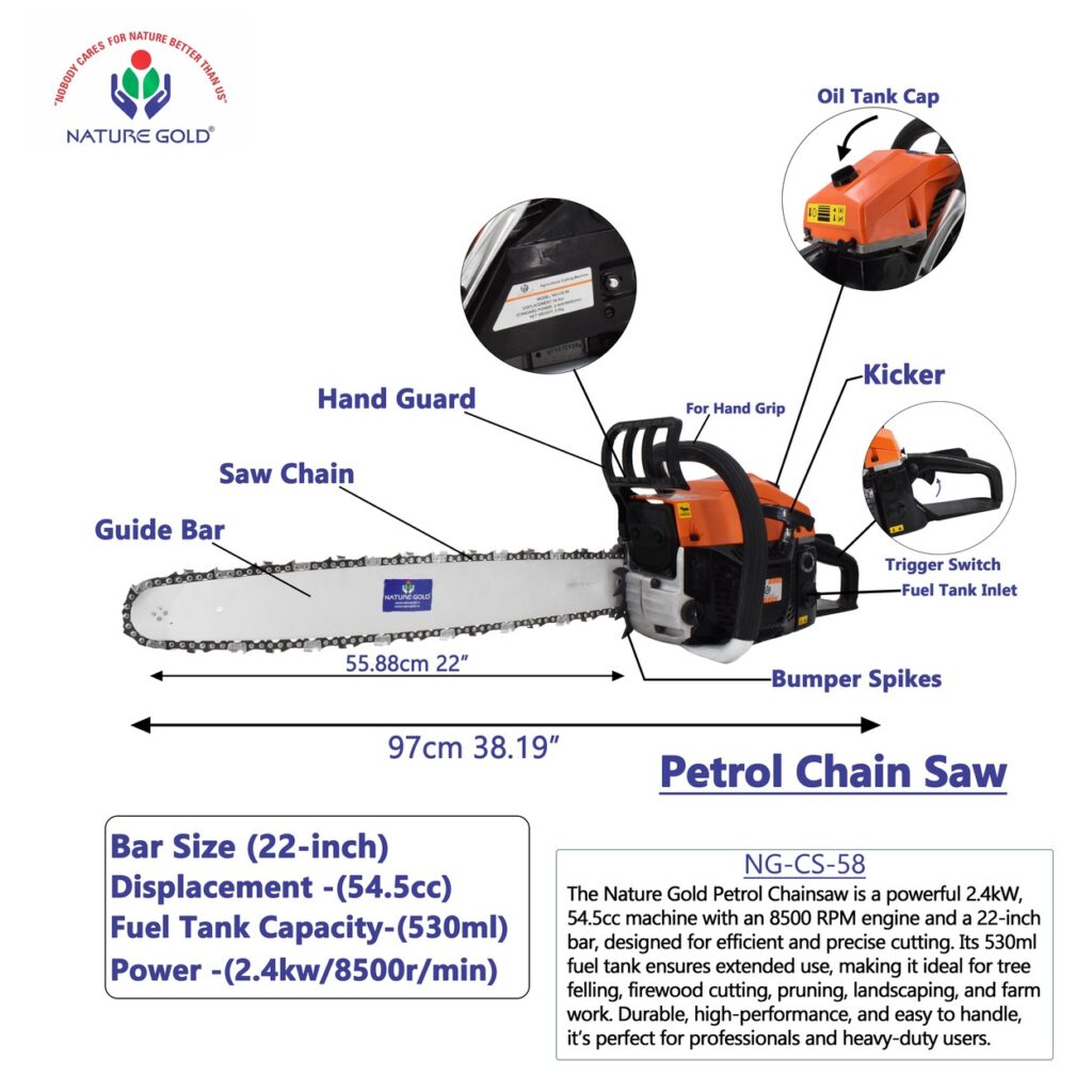 Petrol chain saw