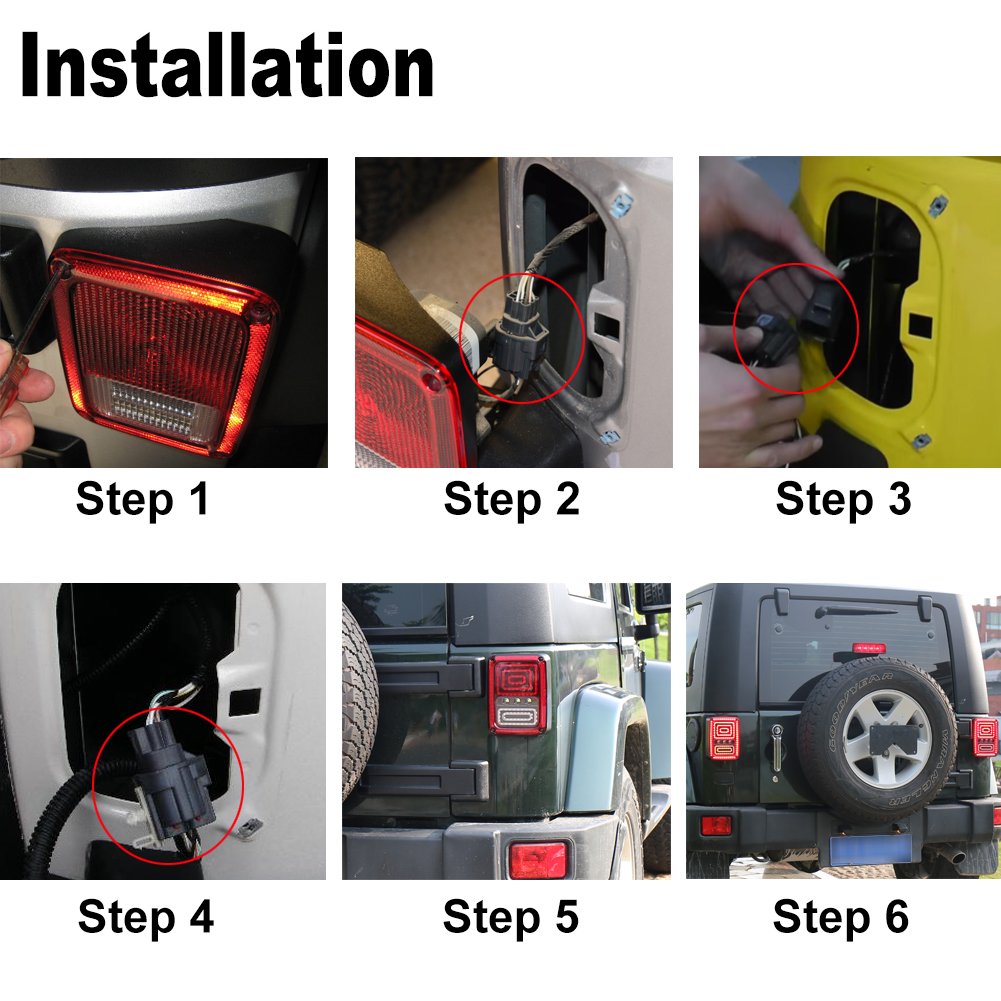 WRANGLER LED TAIL LIGHT/LAMP WITH INDICATOR FOR THAR/MM540/MM550 - Image 8