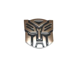Transformer Autobot 3D Chrome Badge Sticker