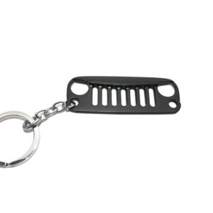 JEEP WRANGLER ANGRY BIRD GRILLE METAL KEY CHAIN