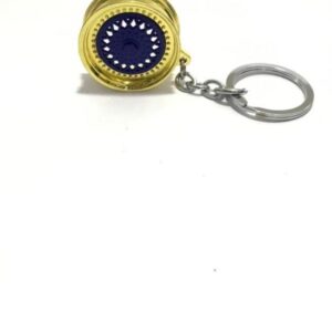 3D Miniature BBS Alloy Wheel Rim Model Keychain