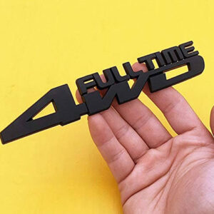 3D Full Time Four Wheel Drive 4WD Metal Emblem Badge Sticker Logo
