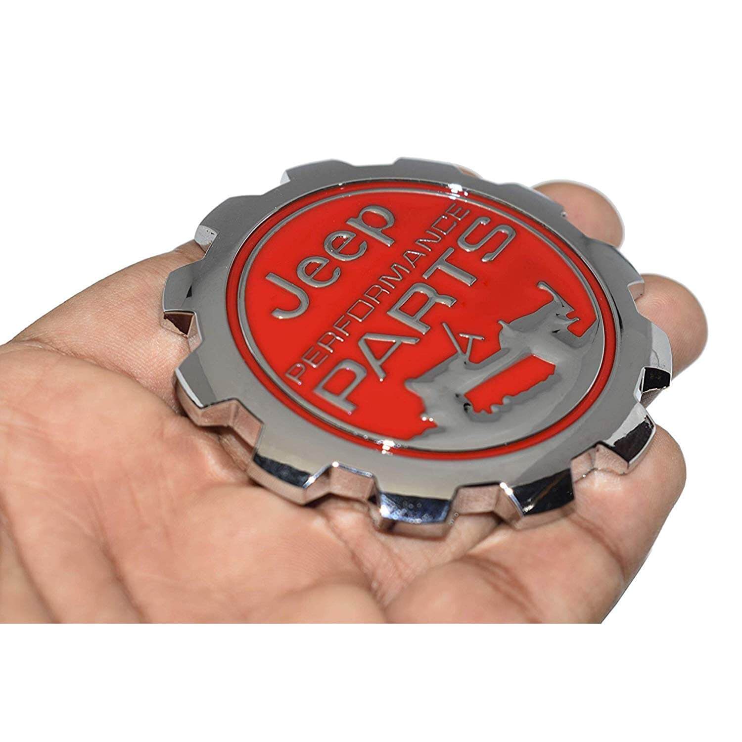 Jeep Performance Parts Round Logo Stickers For Car | Metal Sticker,Universal | Car Exterior Jeep Thar Accessories - Image 6