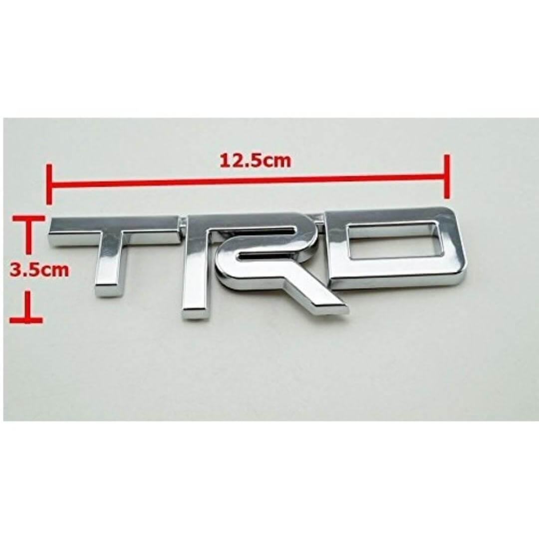 3D Laxury TRD Logo /Toyota TRD Emblem Toyota Racing Development Logo (Metal) - Image 3